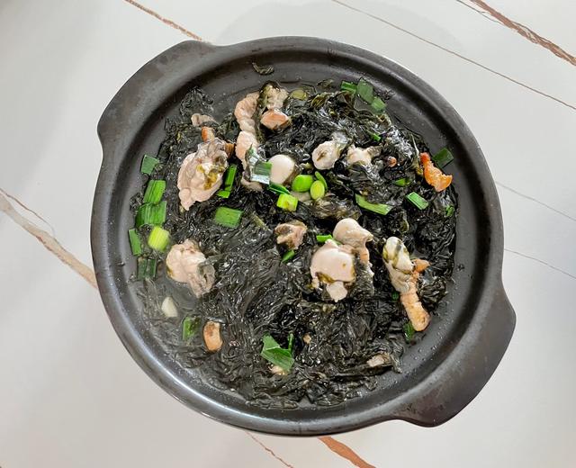 简单的紫菜海蛎煲的做法