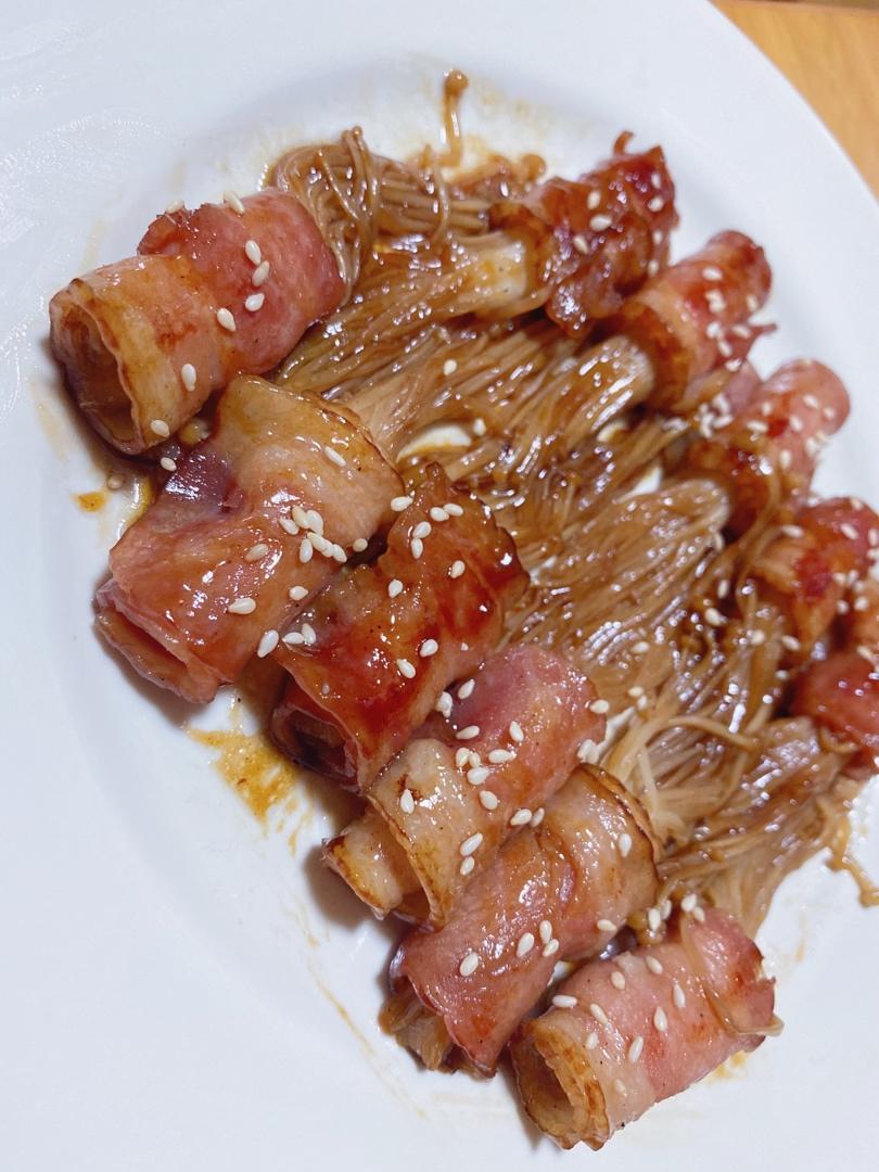 金针菇培根卷
