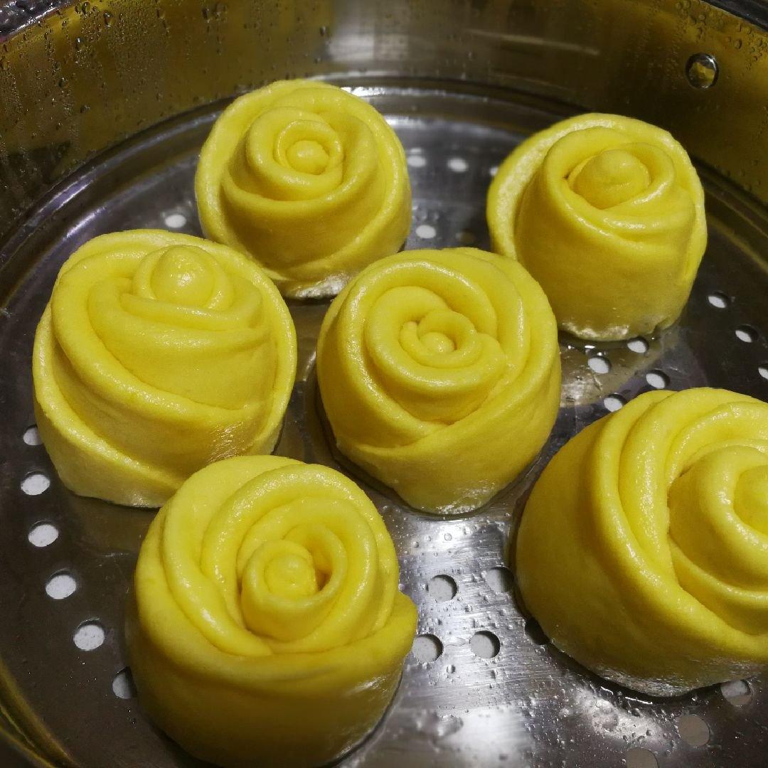 玫瑰花馒头