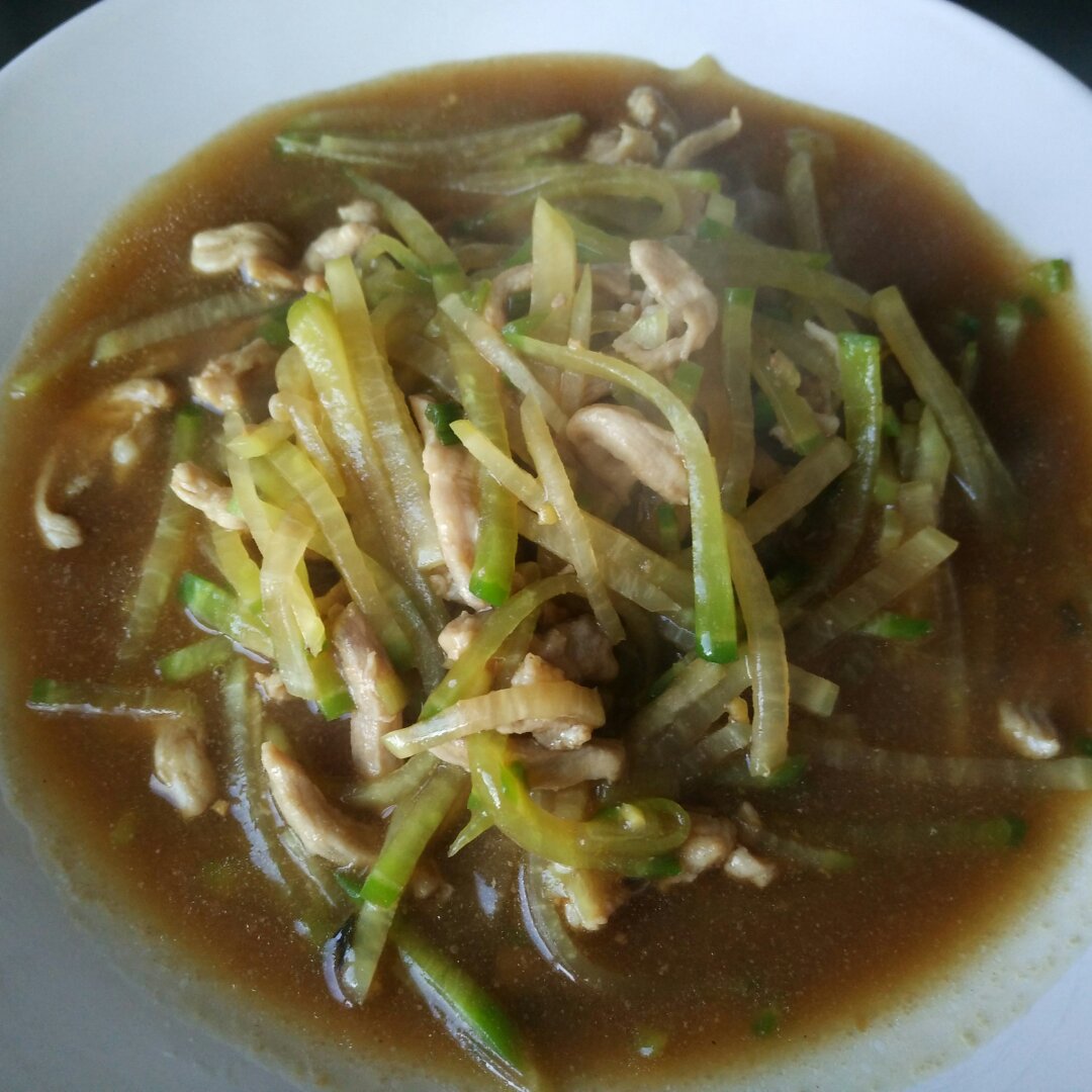 外婆的味道～萝卜炒肉丝