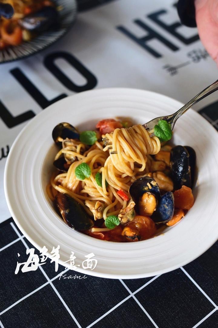 海鲜意面