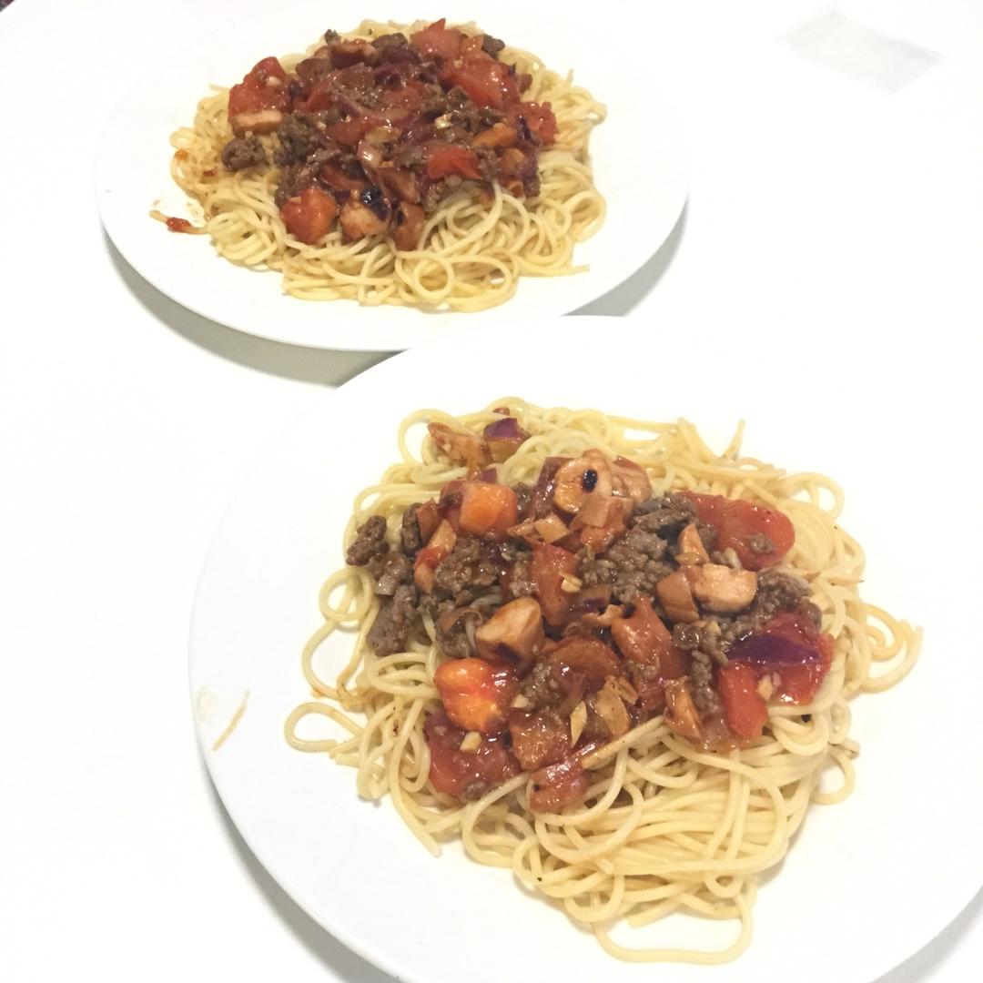 番茄肉酱意大利面（微创新版）