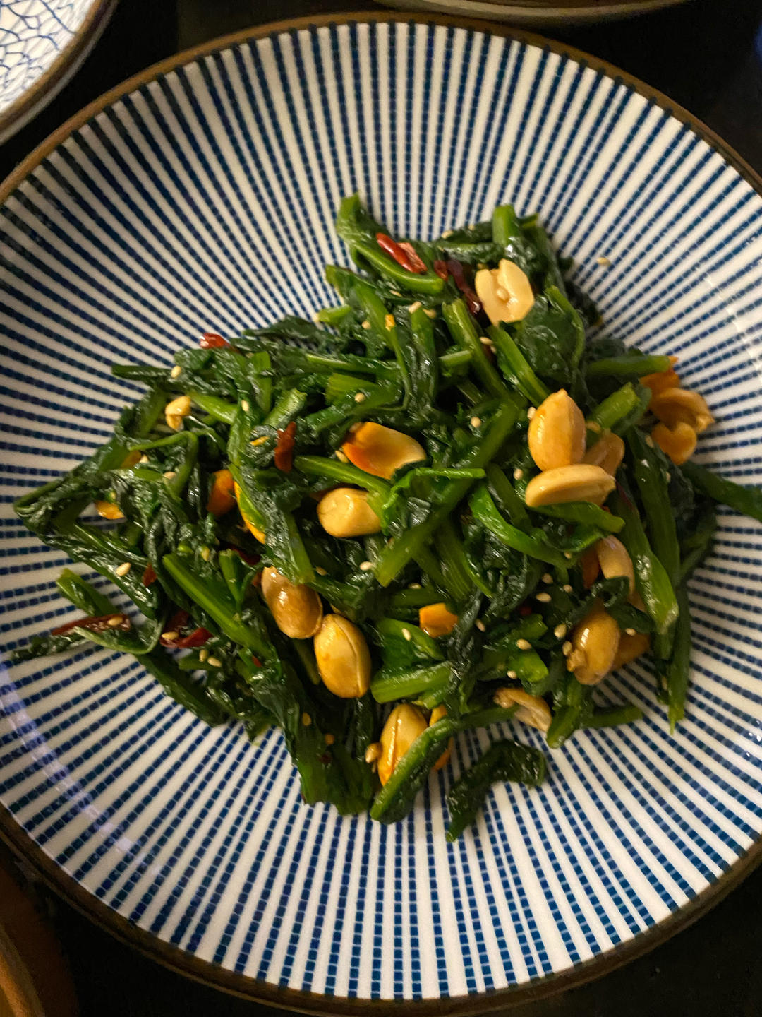 夏日凉菜 | 莴苣叶拌花生