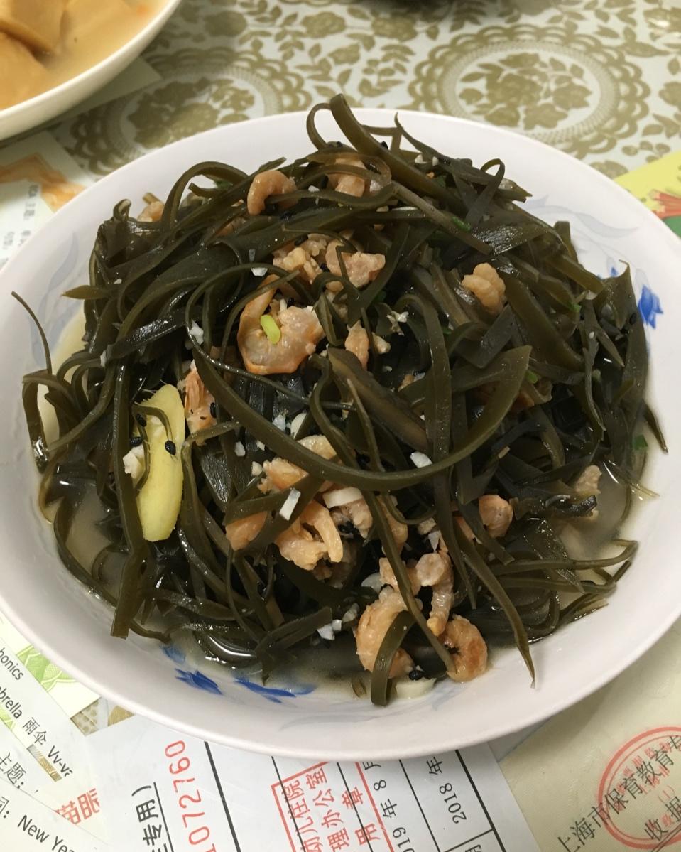 秋宝妈做的红烧海带