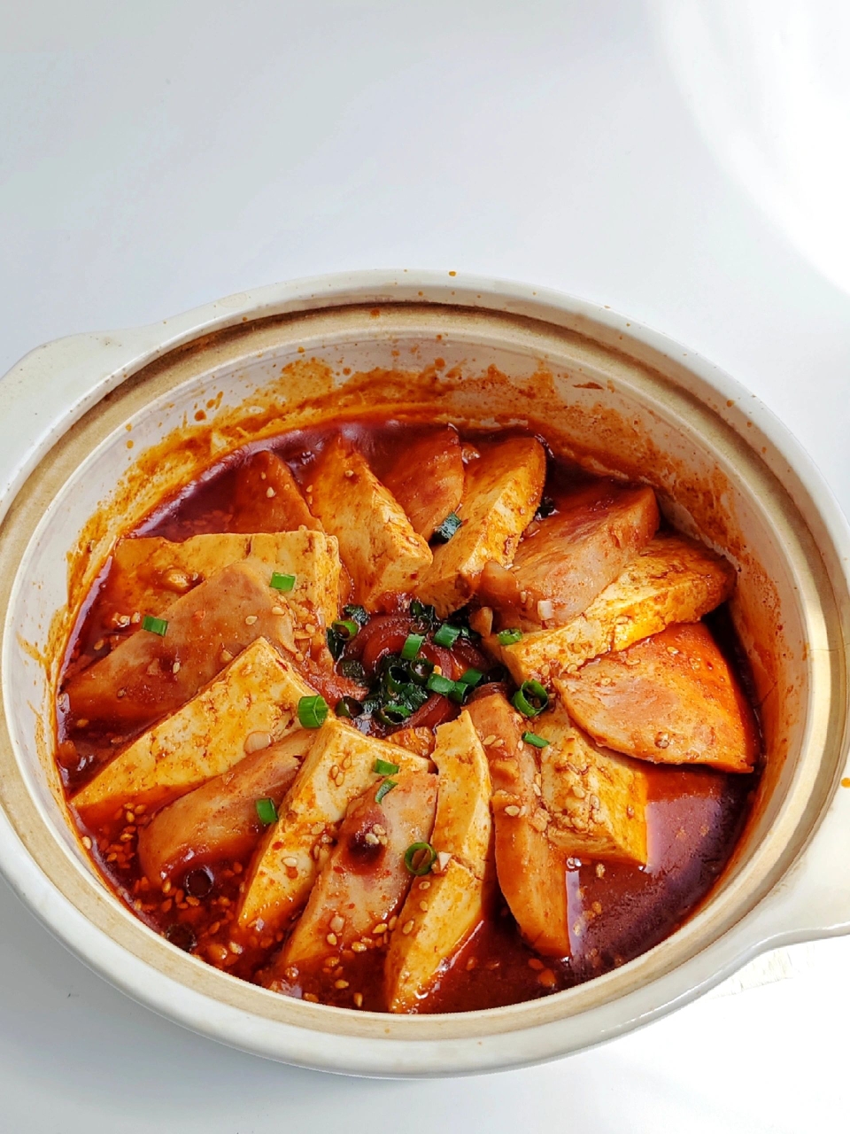 下饭神器🔥懒人韩式午餐肉豆腐锅的做法 步骤4