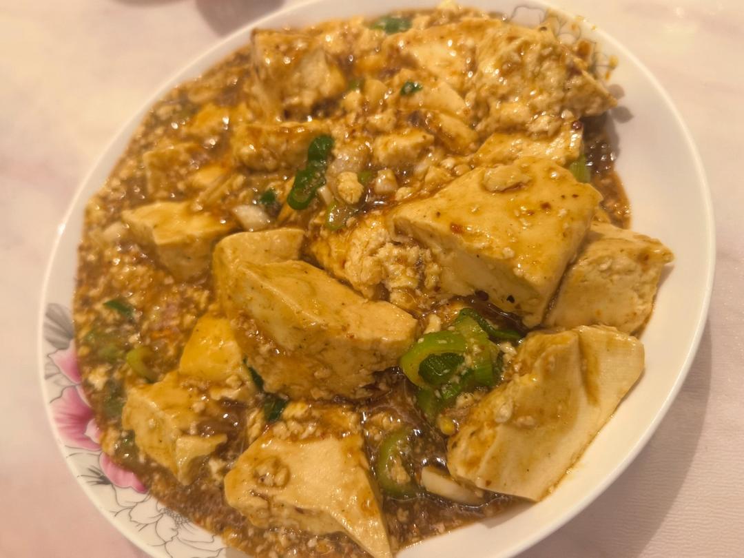 葱炒嫩豆腐