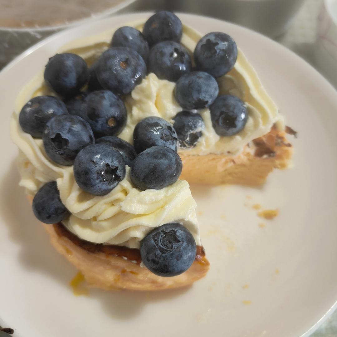 巴斯克芝士蛋糕-傻瓜操作【空气炸锅巴斯克】