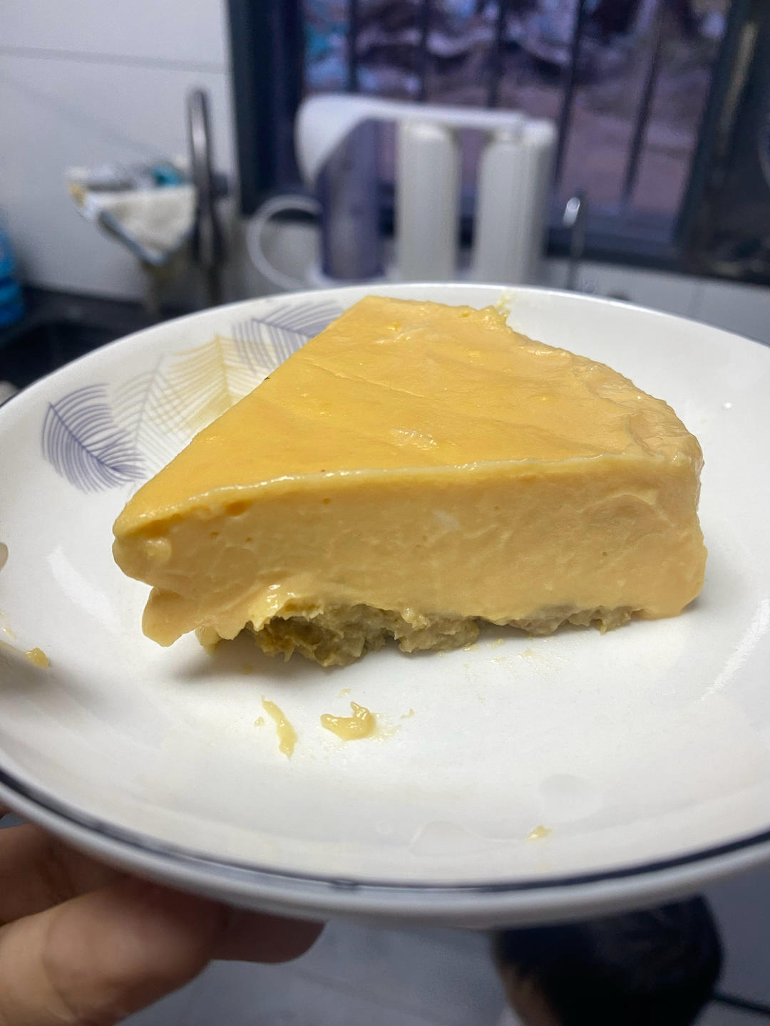 免烤｜红薯冻芝士🧀️57卡·4个原料搅搅就搞定