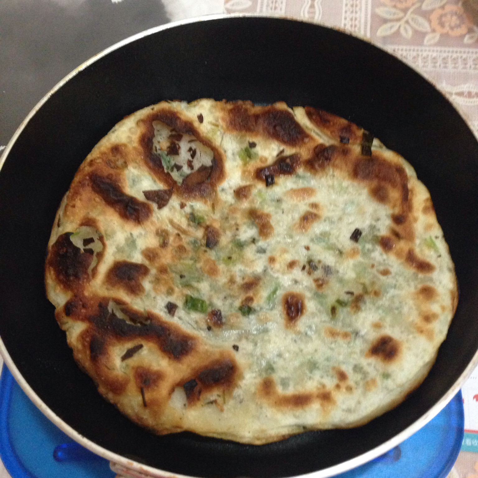 饺子皮葱油饼