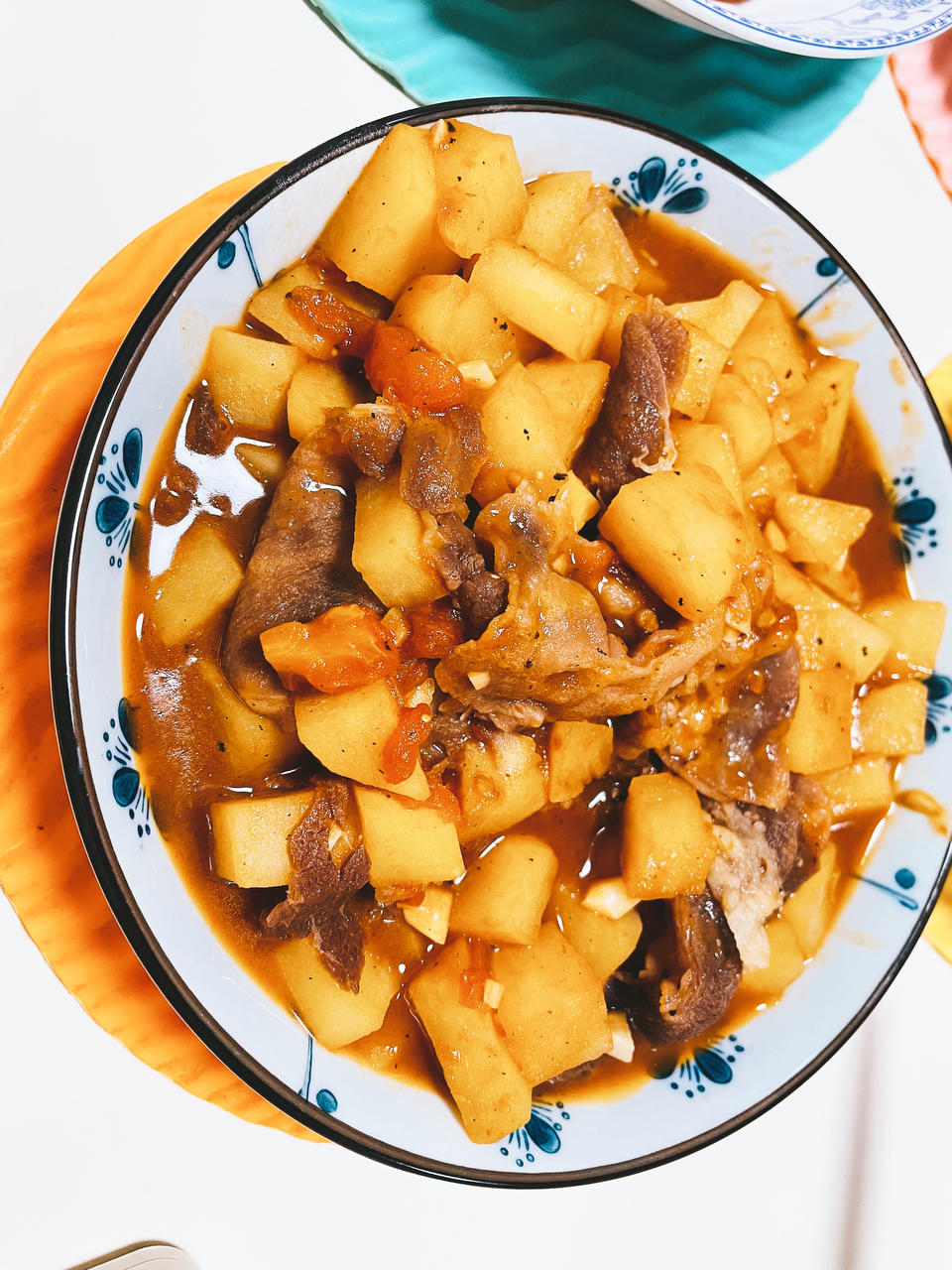 超开胃的番茄土豆肥牛汤‼️下米饭无敌了