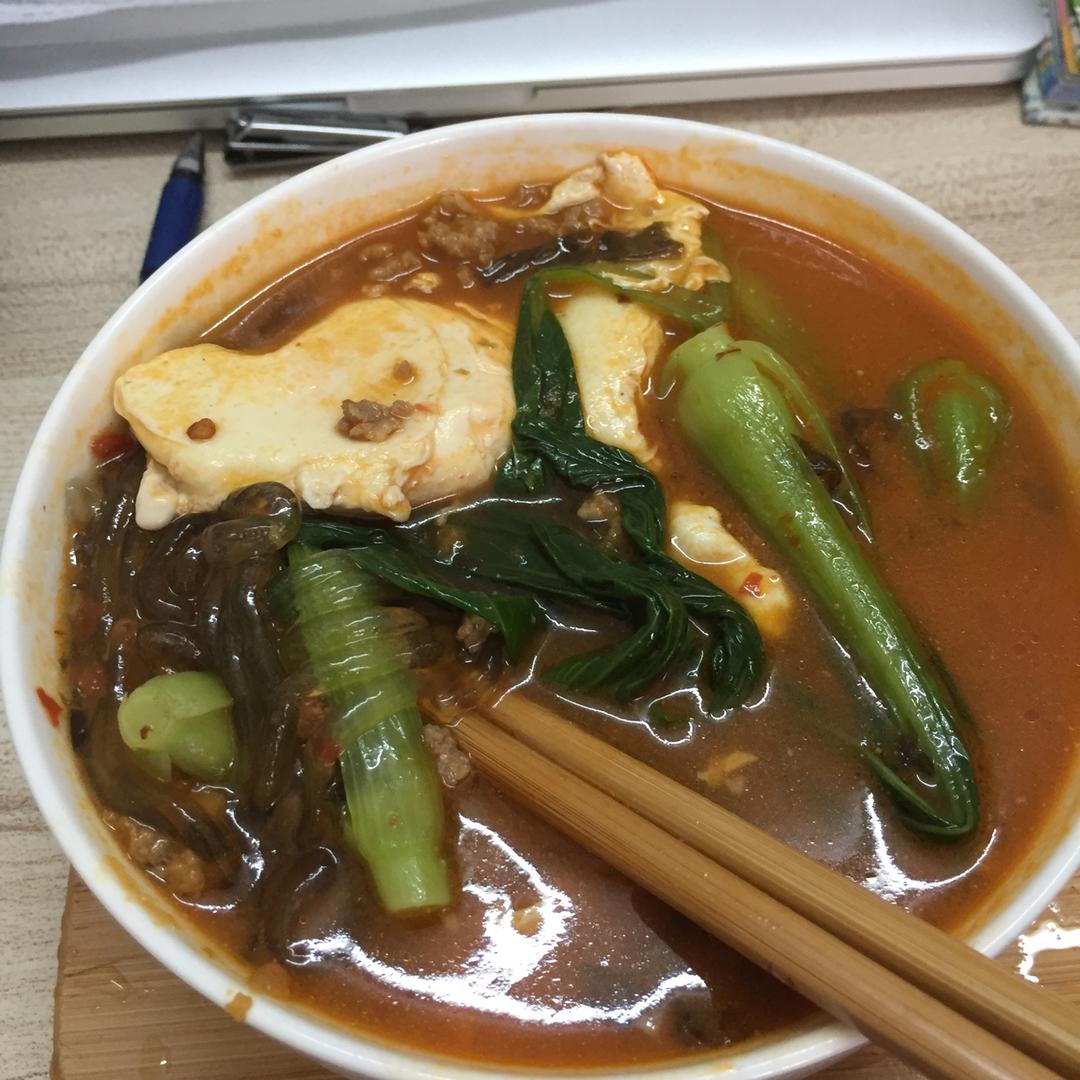 肉末什锦土豆粉