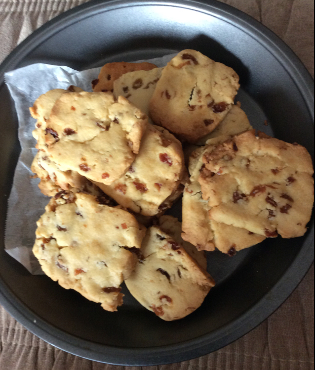 低糖少油版蔓越莓饼干