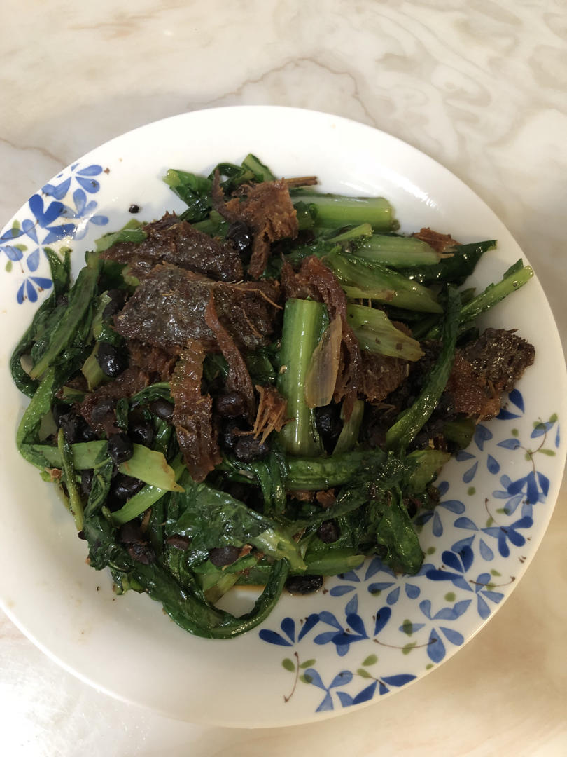 豆豉鲮鱼油麦菜