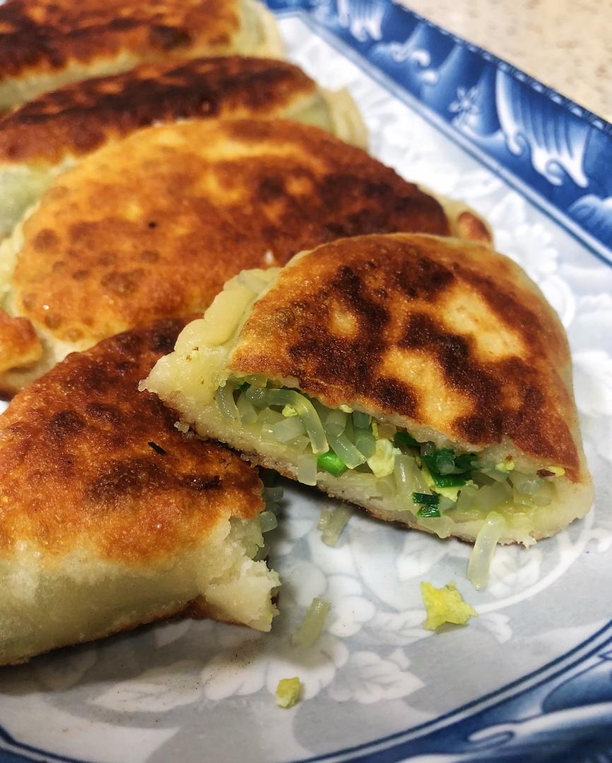 韭菜盒子（附锁边视频，超级详细版）