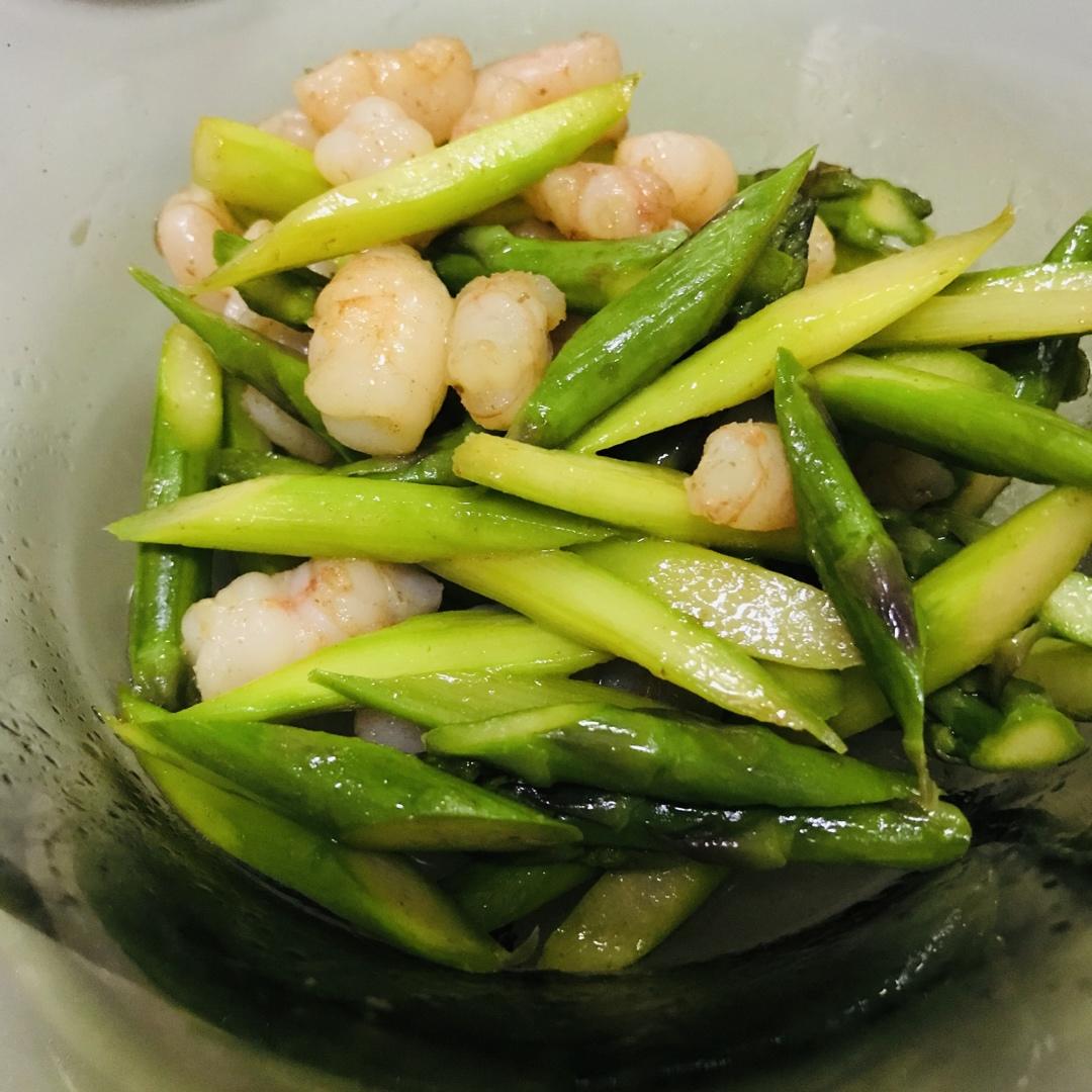 好吃不胖的芦笋虾仁