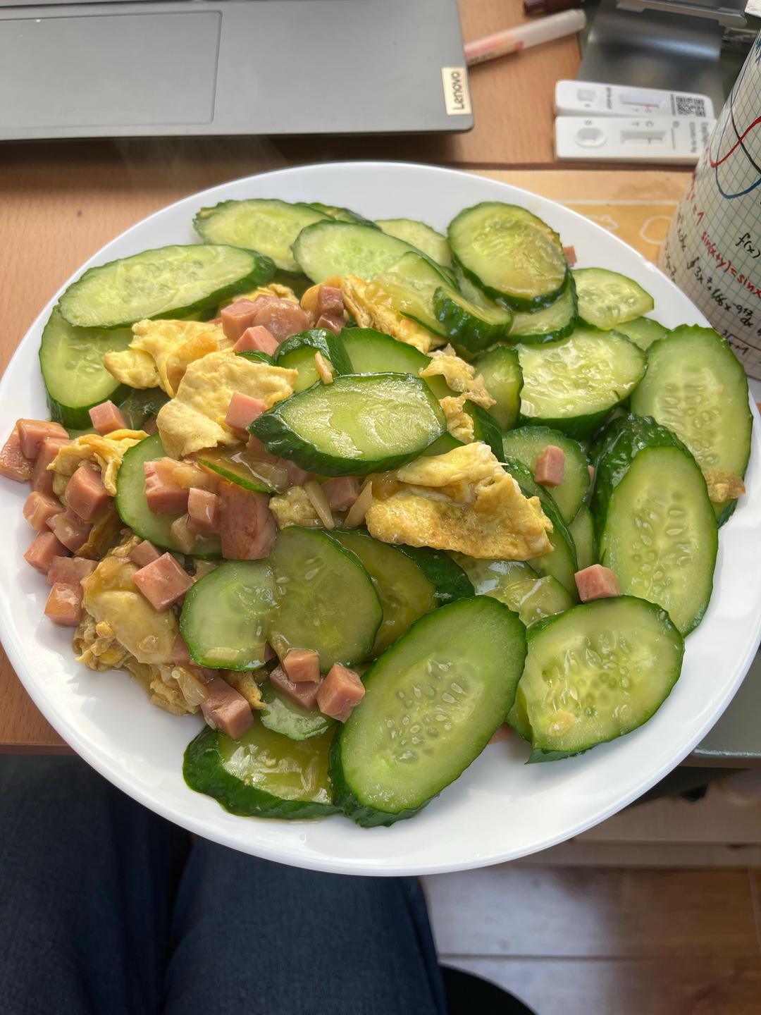 隔壁小孩馋哭的黄瓜炒蛋