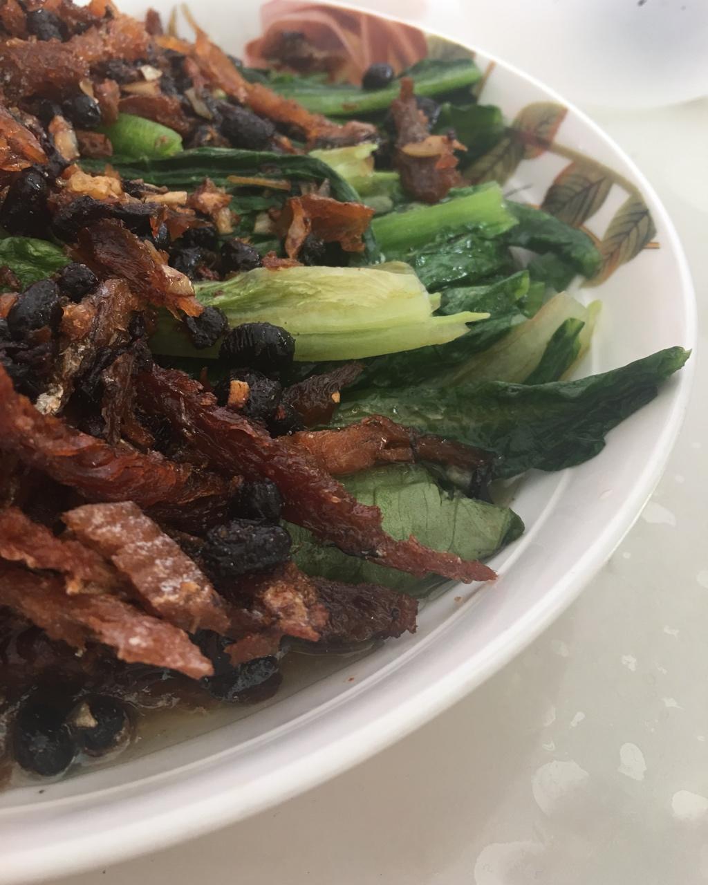 豆豉鲮鱼油麦菜