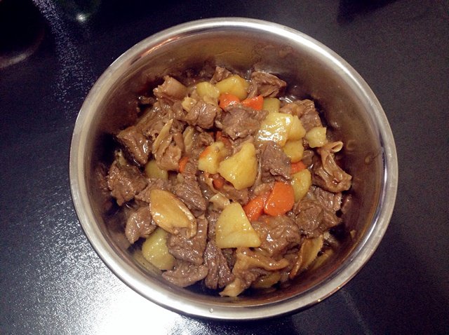 土豆炖牛肉