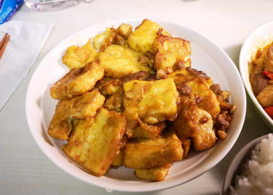 无敌好吃的香煎豆腐
