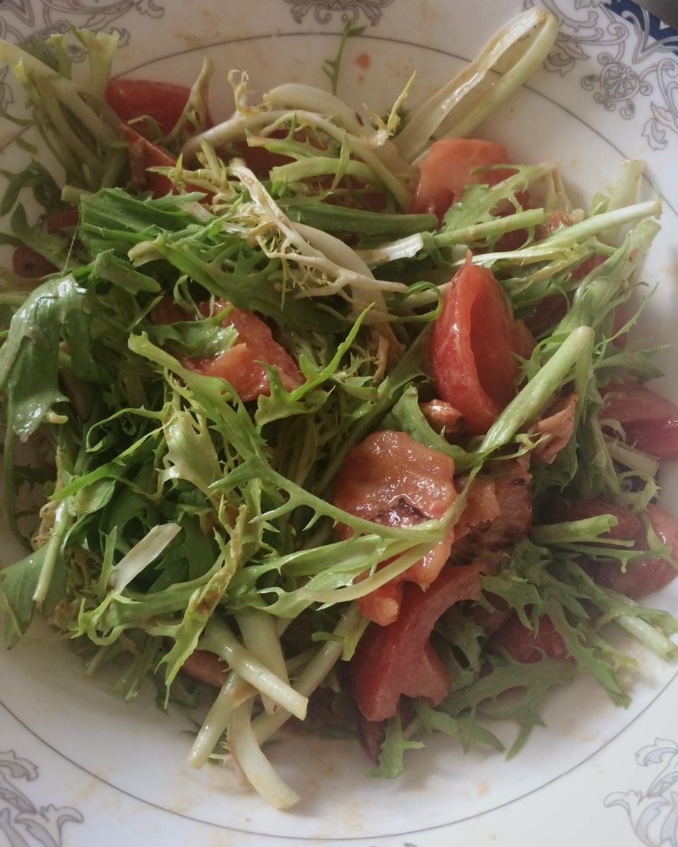 蔬菜火腿沙拉