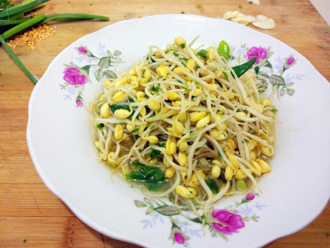 清炒豆芽
