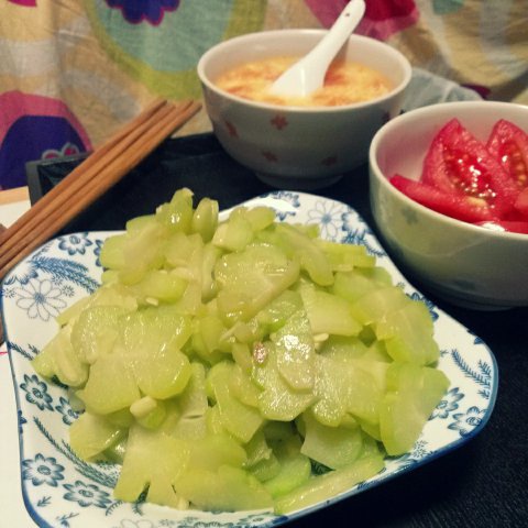 蒜茸佛手瓜