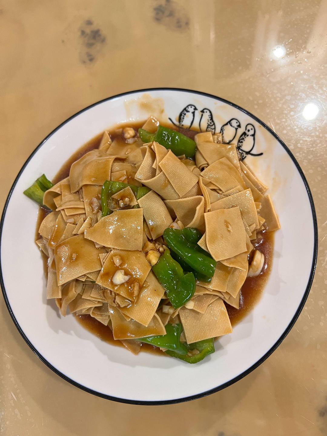 尖椒炒豆皮➕灵魂汤汁