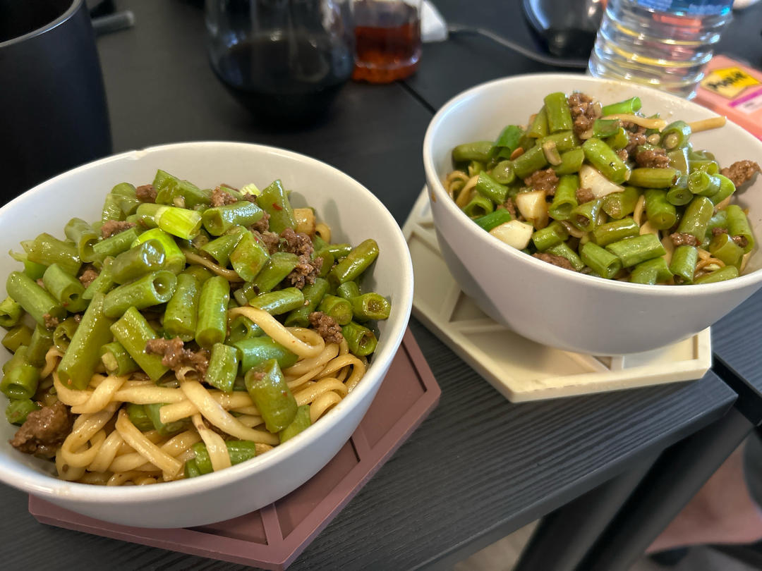 炒挂面