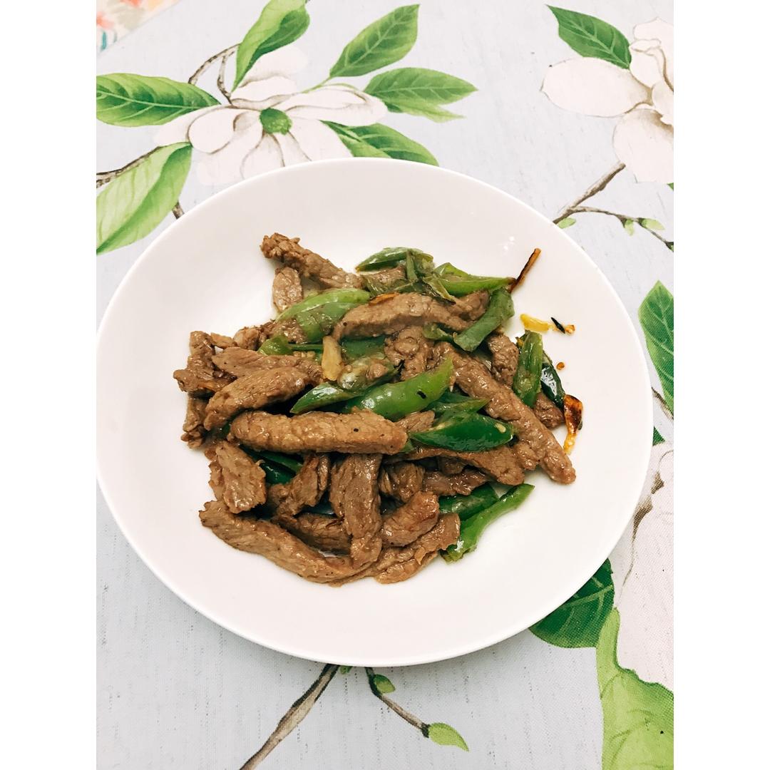 尖椒炒牛肉