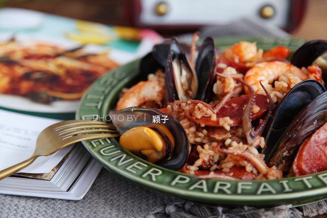 西班牙海鲜烩饭的做法