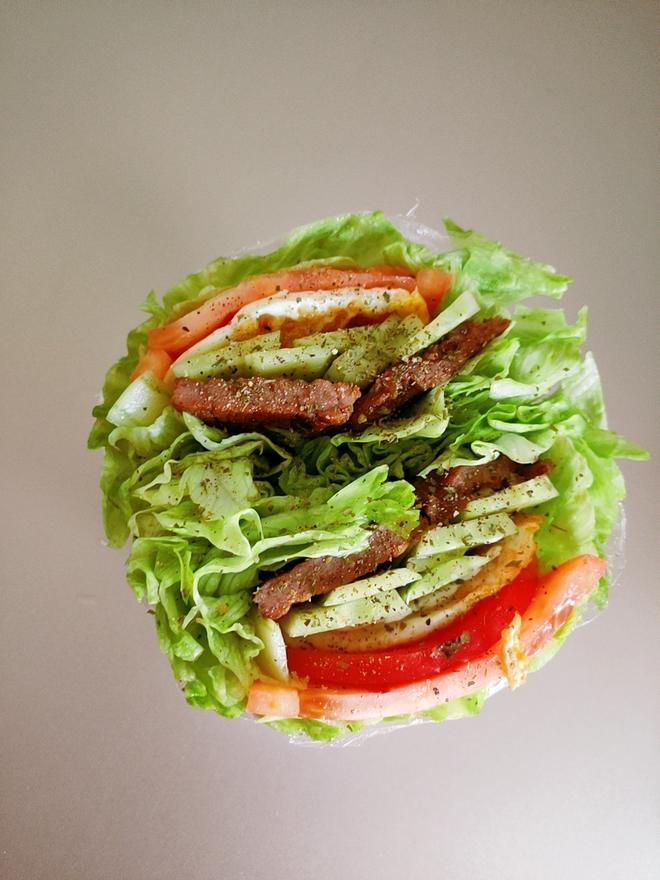 减肥减脂 生菜三明治的做法