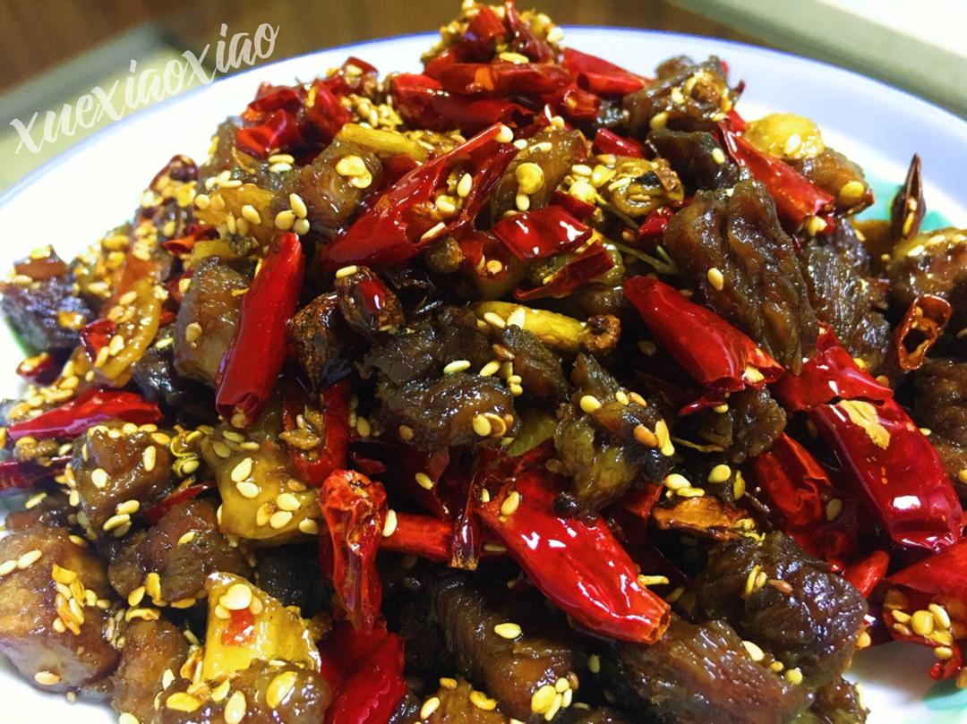 冷吃麻辣牛肉干