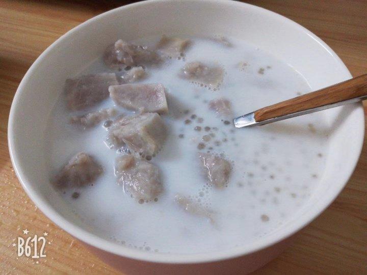 椰奶香芋西米露