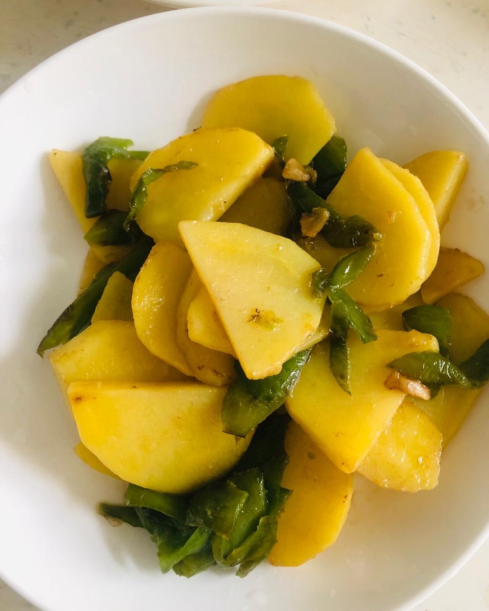 家常炒土豆片