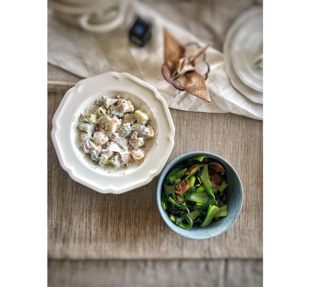 土豆煙燻三文魚酸奶沙拉