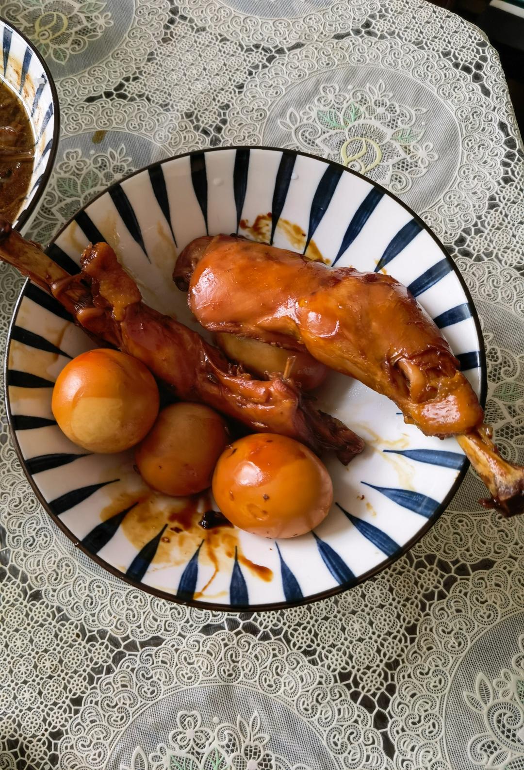 爆好吃的卤鸡腿 卤蛋❗电饭煲 炒锅都可以做~