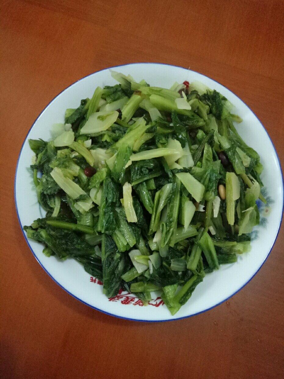 豆豉油麦菜