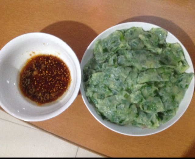 韭菜面片