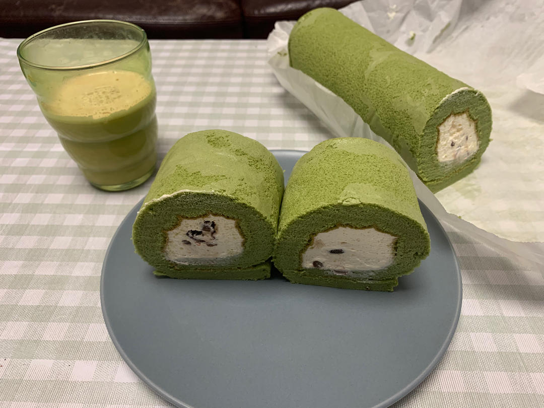山姆人气款丨抹茶蛋糕卷丨不消泡毛巾面卷不裂配方分享