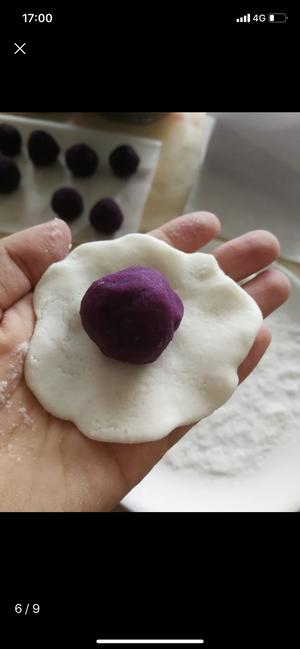 超级简单的椰丝紫薯球的做法 步骤6