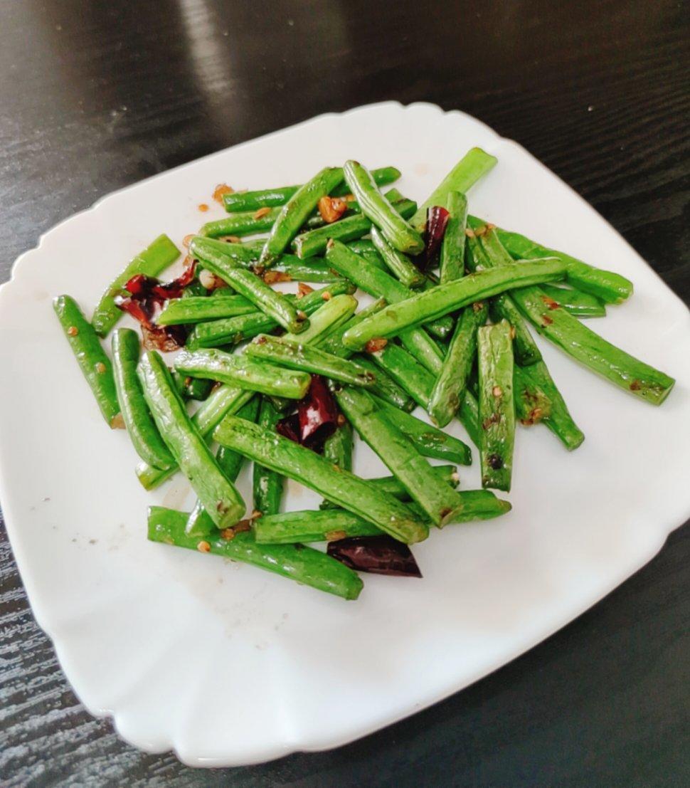 家常小炒四季豆，蔬菜就是要清爽鲜甜