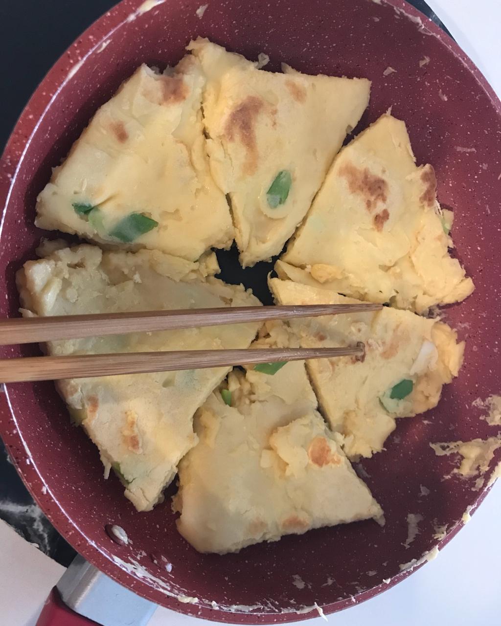 葱花鸡蛋饼