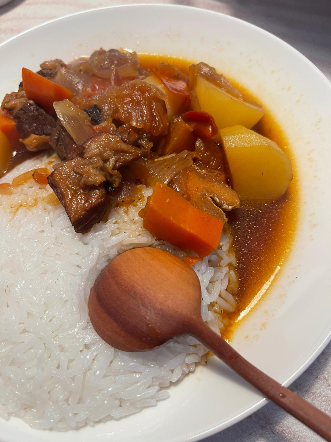 番茄土豆炖牛腩