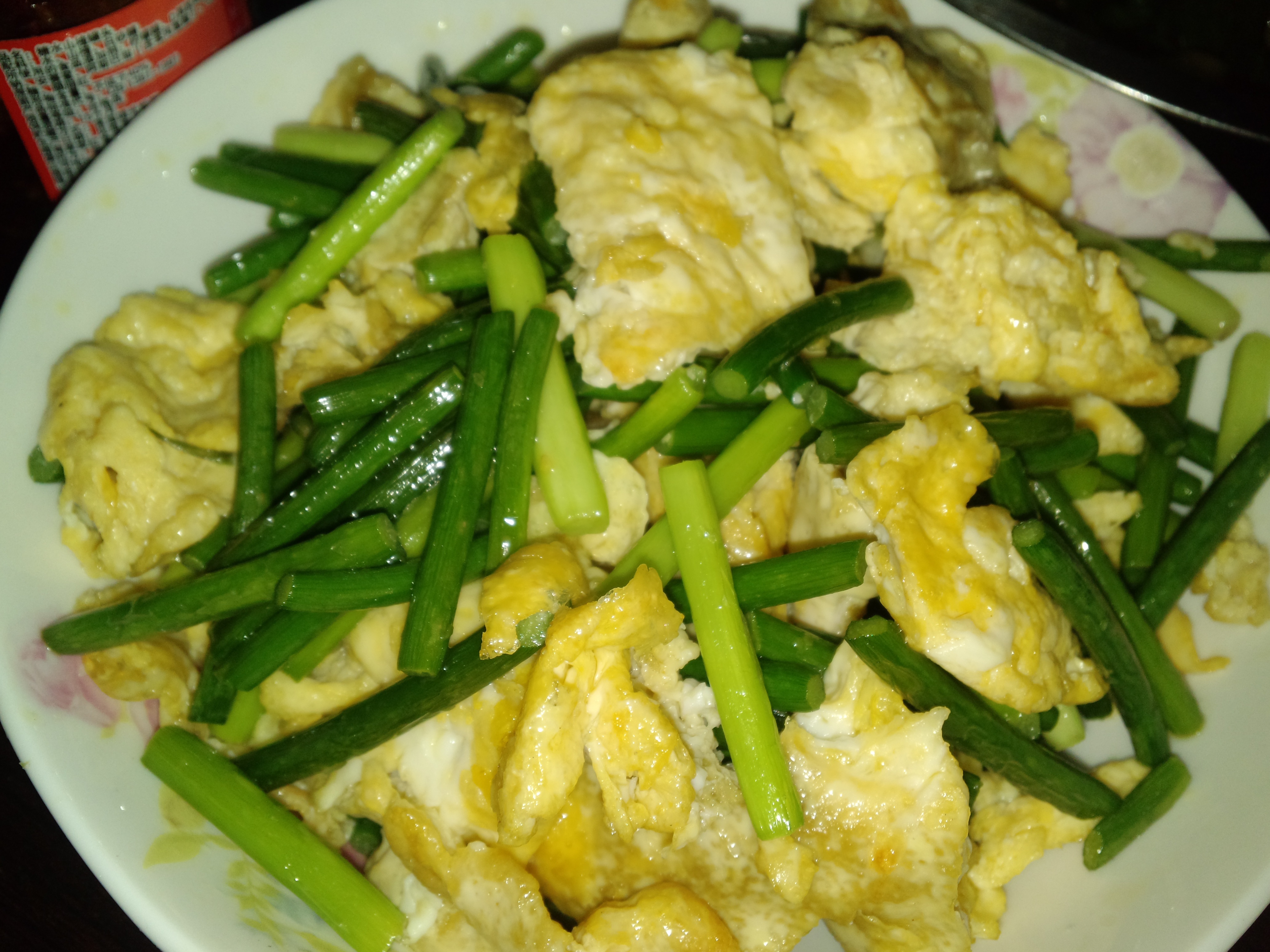 蒜薹炒鸡蛋