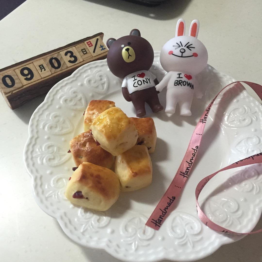 蔓越莓优格小面包块