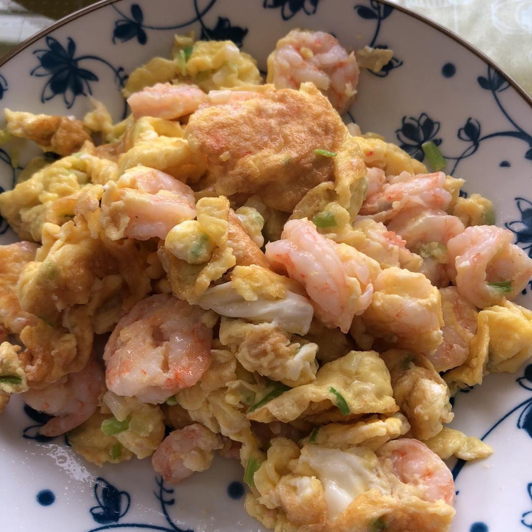 虾仁炒蛋
