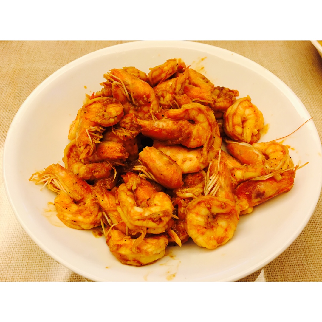 新加坡黑胡椒虾