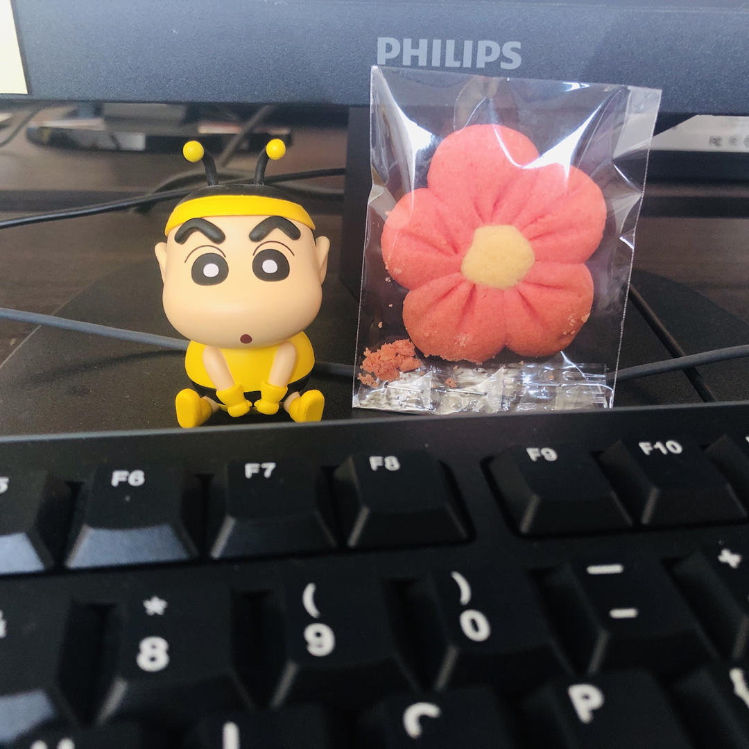 送你一朵小红花 🌺免模具｜零难度花朵饼干