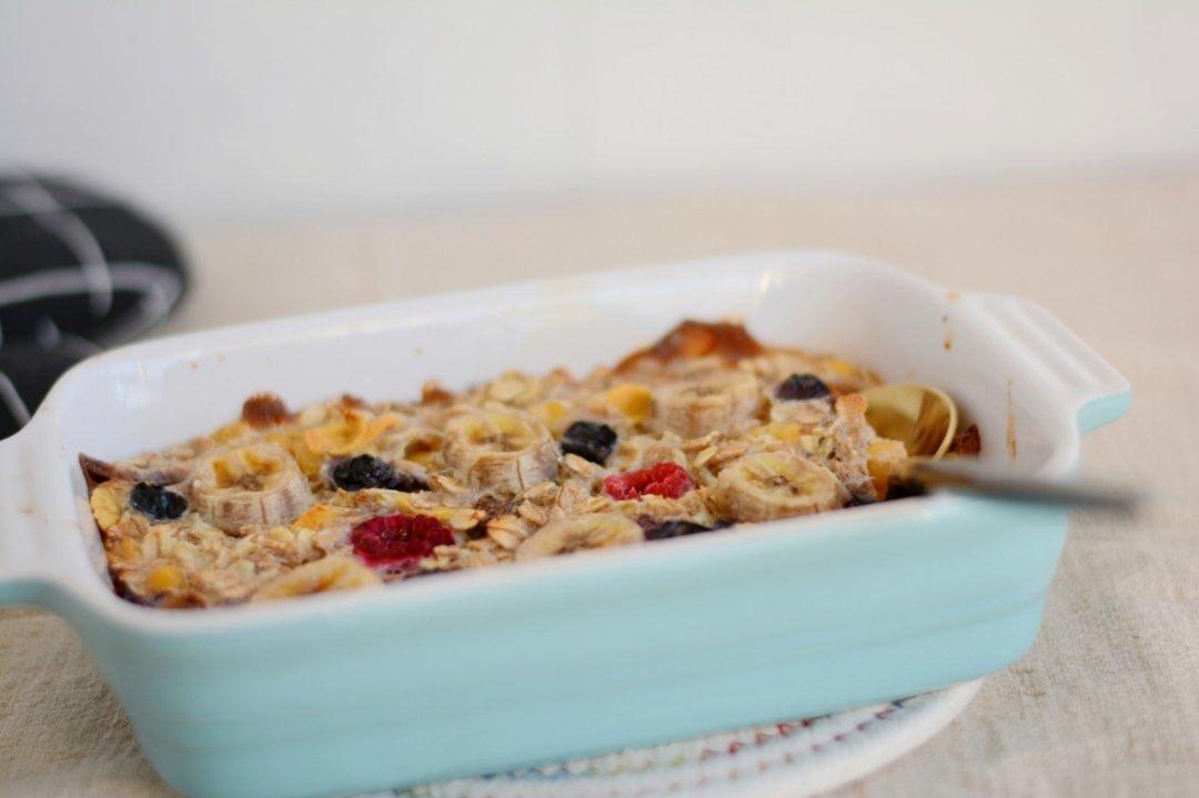 Baked Oatmeal Breakfast 早餐烤燕麦