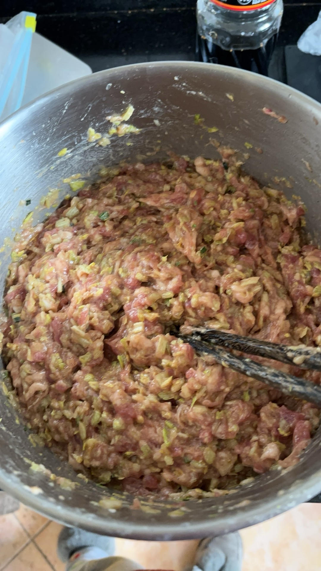 芹菜猪肉大馅饺子